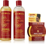 Crème of Nature Argan Oil from Morocco Shampoo & Conditioner Set 12Oz BUNDLE wit