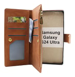XL Standcase Lyxfodral Samsung Galaxy S24 Ultra 5G (SM-S928B/DS) (Brun)