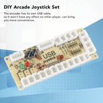 Hot 2 Player Arcade Game DIY Kit With USB Computer Joystick Circuit Board Gamepa