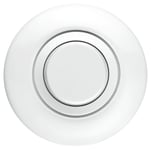 Hager serie 1930 dimmer LED med ram, plast