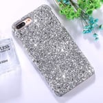 Ruthlessliu New For iPhone 8 Plus & 7 Plus Colorful Sequins Paste Protective Back Cover Case (Black) (Color : Silver)
