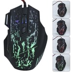 Wired PC Gameing Adjustable DPI for Laptop 7-Button Gaming Mouse RGB LED Light