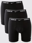 Nike Underwear Mens Everyday Cotton Stretch 3Pk Boxer Brief Nos- Multi
