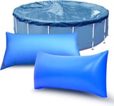 GOUTS ET COULEURSCoussin Piscine Hivernage Rectangle 8×4Ft, Flotteur Hivernage Piscine, Coussin Gonflable Hiver, Ballon Hivernage Piscine Hors Sol, Accessoires Piscine Pour Bache Oreiller Piscine Ant