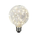 LED-lampa E27 9,5cm Decoled dewdrop-slinga klar