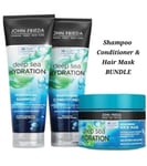 John Frieda Deep Sea Hydration Moisturising Shampoo, Conditioner & Hair Mask.