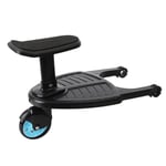 2X(Baby Stroller Wheeled Board Kids Wheel Board Stroller Step Stand on Boards 