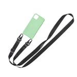 N/A. Liquid Silicone Phone Case for iPhone 11 Necklace Mobilephone Lanyard Cover with Adjustable Neck Strap Cases (iPhone 11 Pro Max, Green)