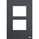 ABB-Welcome Frame för ljudsystem, antracit, storlek 1/2, 41392CF-B