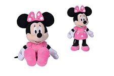 Disney - Minnie, 20 cm, Robe Rose, Peluche, à partir de 0 Mois
