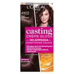 L'Oreal Casting Creme Gloss Semi-Permanent Hair Colour 4102 Cool Chestnut