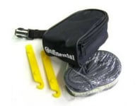Continental Sadelväska med innehåll 2 däckavtagare, 28" Tour slang, Dunlop