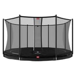 BERG InGround Favorit 430 Svart + skyddsnät Comfort