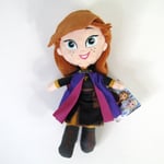 Frozen 2 Anna Plush Doll. 8" / 20cm. Official Disney Product with Tags