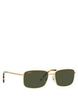 Ray-Ban Rectangle Sunglasses - Gold, One Colour, Men