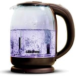 Geepas Illuminating Electric Glass Kettle (Brown)