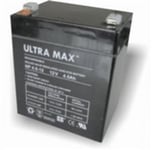 Ultramax 12V 4.5AH(5AH) AGM/GEL Rechargeable Battery for Mountfield Lawn Mower