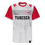 FIFA Official World Cup 2022 Classic Short Sleeve Tee, Youth, Tunisia, Age 12-13 White