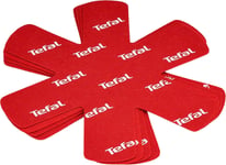 Tefal K2203004 Set of 4 Red Pan Protectors