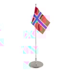 Dacapo Silver - Flaggstång Norsk Flagga 42 cm