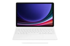Samsung EF-DX725 - tangentbord och foliefodral (bokomslag) - AI-nyckel - med pekplatta - QWERTZ - vit Inmatningsenhet