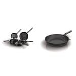 Ninja ZEROSTICK Classic 5-Piece Pan Set [CW55000UK] Aluminium Cookware & ZEROSTICK Classic Cookware 30cm Frying Pan, Non-Stick, Long Lasting Aluminium Frying Pan