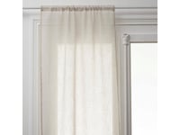 Atmosphera Köksgardiner Kort, Linneffekt, 100% Polyester, 2 Delar, 60 X 120 Cm