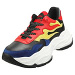 Buffalo Eyza Womens Black Multicolour Platform Trainers - 3 UK