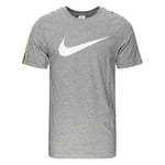 Nike T-Shirt NSW Repeat Sportswear - Grå/Vit adult DX2032-066
