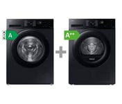 Samsung Ww80cgc04cabee & Dv80cgc2b0abee Paketerbjudanden - Tvättmaskiner Och Torktumlare