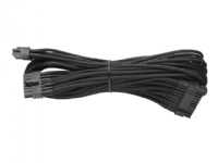 CORSAIR Individually Sleeved Modular Cables - Strömkabel - 24-stifts ATX (20+4) (hona) - 61 cm - svart - för CORSAIR AX1200i, AX760i, AX860i