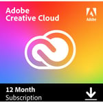 Adobe Creative Cloud for individuals - 12 kk -täysjäsenyys, ESD - sähköinen tuote