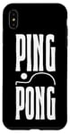 Coque pour iPhone XS Max Équipement De Ping-pong Raquette De Tennis De Table