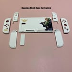 Zelda blanc B - Coque de remplacement pour Console Nintendo Switch, avec ensemble complet de boutons