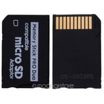 Adaptateur Micro Sd Adaptateur Carte Adaptateur Memory Stick À Ms Card Appareil Photo Accessoires Ms Pro Duo Adapter