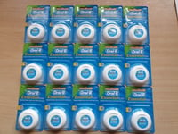 Oral-B Essential Dental Floss Mint Waxed 50m JUST £22.49 X15 + FREE POST