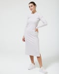 LEVITY Selene Rib LS Dress Beige Melange - XS