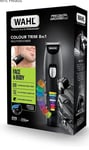 WAHL Colour Trim 8 In 1 MultiGroomer Face & Body Trimmer, 10 Cutting Lengths NEW