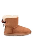 UGG Kids Mini Bailey Bow II Boots - Brown, Brown, Size 12 Younger