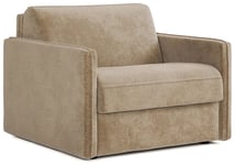 Jay-Be Slim Fabric Cuddle Chair Sofa Bed - Stone