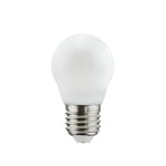 Airam Airam Filament LED dim to warm-Globe E27 lyspære opal, P45 E27, 5W