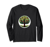 Apple Tree Design Long Sleeve T-Shirt
