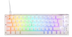 Ducky One 3 Aura SF Gateron Baby Kangaroo Mechanical Keyboard White - DE Layout