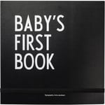 Designletters Design Letters Baby's First Book Black