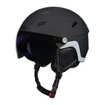 CMP - Casque de ski enfant Wj-2 avec visière, Noir, S