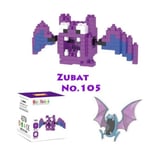 LAGERRENSNING 3D pyssel POKEMON - 25 st olika modeller - Zubat Zubat