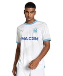 PUMA Olympique de Marseille 771281-01 Home Jersey Replica T-Shirt Unisex White Taille XXL