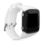 kwmobile Watch Band Compatible with Polar M400 / M430 - Watch Band Replacement Silicone Strap - White Matte