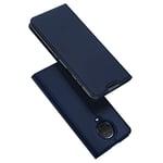 Boleyi For Nokia G20 /G10 Case Cover,Foldable Stand Smart mirror flip case stand function plating ultra slim fit Makeup practical protective phone case For Nokia G20 /G10 -Blue
