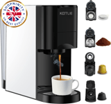 KOTLIE 4-in-1 Coffee Machine - Ground Capsules Espresso Cappuccio Tea Maker